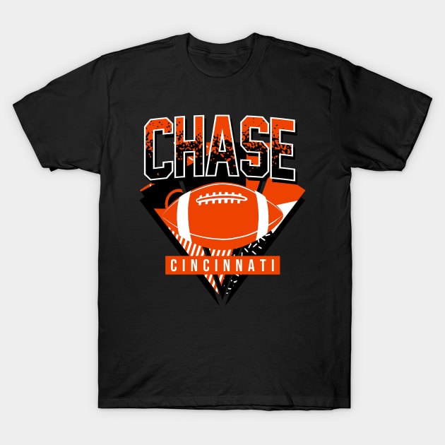 Vintage Cincinnati Football Chase T-Shirt by funandgames